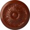 Ekena Millwork Vienna Ceiling Medallion (Fits Canopies up to 3 1/4"), Hand-Painted Firebrick, 16 7/8"OD x 5/8"P CM17VIFIF - alternate 1